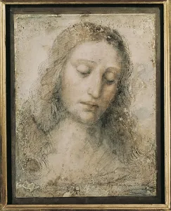 Drawings Prints: Head of Christ the Redeemer. 16th c