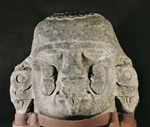 United Mexican States Prints: Head of Coyolxauhqui. 1325-1521