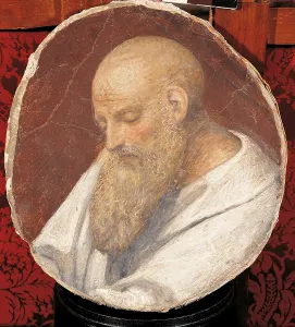 Circle Prints: Head of an Old Man, by Bernardino Luini