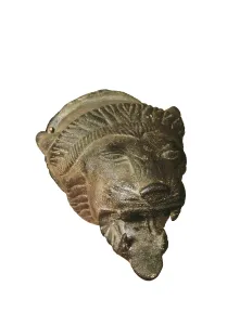 4th C Prints: Head of a Panther. 4th c. BC. Classical Greek art