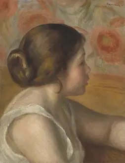 15 25 Years Old Prints: Head of a Young Girl, by Auguste Renoir