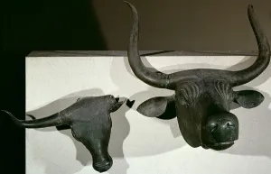 Balearic Prints: Heads of Bull. 5th-3rd c. BC. Bronze Age