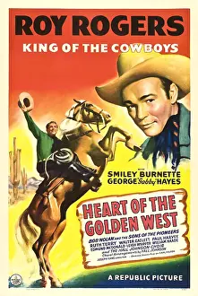 Horseback Prints: HEART OF THE GOLDEN WEST, Roy Rogers, 1942
