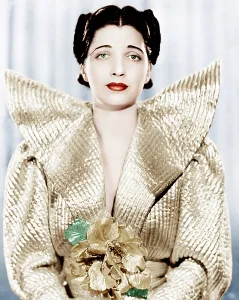 Wide Collar Prints: GIVE ME YOUR HEART, Kay Francis, 1936