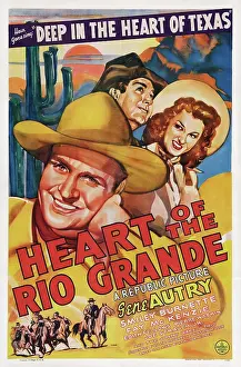Autry Prints: HEART OF THE RIO GRANDE, US poster art