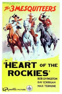 Horseback Prints: HEART OF THE ROCKIES, US poster art