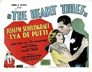 1927 Movies Prints: THE HEART THIEF, from left, Lya De Putti, Joseph Schildkraut, 1927