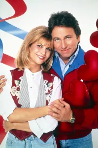 Ritter Prints: HEARTS AFIRE, from left: Markie Post, John Ritter, 1993, 1992-1995