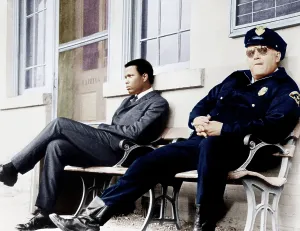 Police Uniform Prints: IN THE HEAT OF THE NIGHT, from left: Sidney Poitier, Rod Steiger, 1967