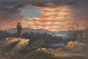 Banners Prints: OUR HEAVEN BORN BANNER, by William Bauly