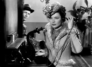 Talking On Phone Prints: HEAVEN CAN WAIT, Don Ameche, Gene Tierney