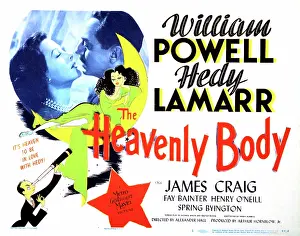 July Prints: THE HEAVENLY BODY, Hedy Lamarr, William Powell, 1944