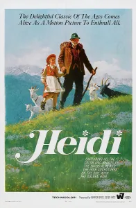 Gustav Prints: HEIDI, US poster, from left: Eva Maria Singhammer, Gustav Knuth, 1965