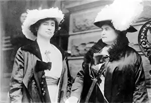 Keller Prints: Helen Keller (left) with her instructor Anne Sullivan Macy in 1912