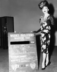 Print Dress Prints: THE HELEN MORGAN STORY, Ann Blyth wardrobe test, 1957