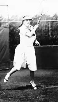 Swing Prints: Helen Wills, champion tennis player in 1921