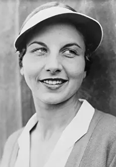 Tennis Prints: Helen Wills Moody in 1931. She held the top position in women's tennis for a total of nine years: 1927-33