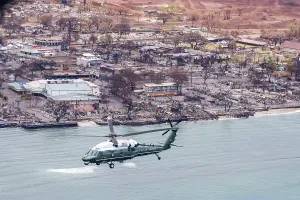 Disaster Prints: Helicopter with President Joe Biden