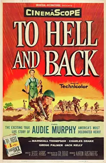 Soldier Prints: TO HELL AND BACK, Audie Murphy on US poster art, 1955