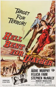Farr Prints: HELL BENT FOR LEATHER, top from left: Audie Murphy