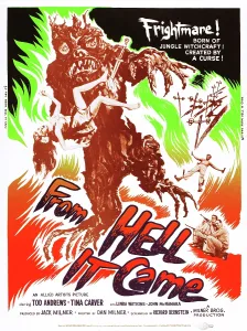 Images Dated 27th March 2009: FROM HELL IT CAME, US poster art, 1957