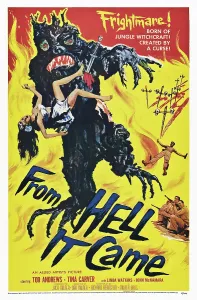 Images Dated 19th December 2013: FROM HELL IT CAME, poster art, 1957