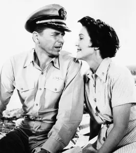 Naval Prints: HELLCATS OF THE NAVY, Ronald Reagan, Nancy Davis, 1957
