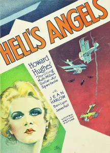 Harlow Prints: HELL'S ANGELS, Jean Harlow on window card, 1930