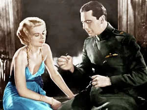 Showing Prints: HELL'S ANGELS, from left: Jean Harlow, Ben Lyon, 1930