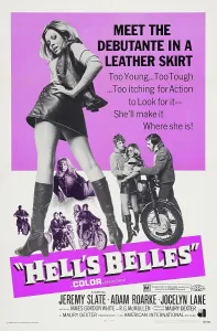 Motorcycle Prints: HELL'S BELLES, left: Jocelyn Lane, 1970