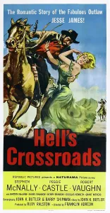 Images Dated 7th January 2009: HELL'S CROSSROADS, from left: Stephen McNally, Peggie Castle, 1957