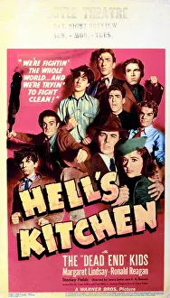 Lindsay Prints: HELL'S KITCHEN, US poster, bottom right from left: Ronald Reagan
