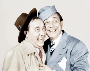 Fooling Around Prints: HELLZAPOPPIN, from left: Chic Johnson, Ole Olsen, (aka Olsen & Johnson), 1941