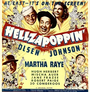 Auer Prints: HELLZAPOPPIN, top from left: Ole Olsen