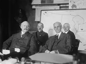Industrialists Prints: Henry Ford (right) meeting with John Weeks over the proposed Muscle Shoals Project