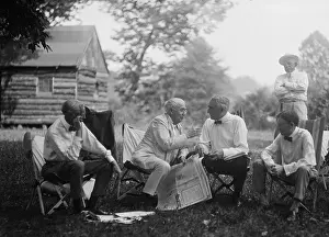 Edison Prints: Henry Ford, Thomas Edison, President Warren Harding and Harvey Firestone