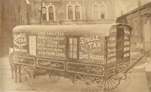 Signs Prints: Henry George was an economist who believed value derived from land belonged to society