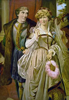 Shakespeare Prints: Henry Irving and Ellen Terry as Benedick and Beatrice in MUCH ADO ABOUT NOTHING