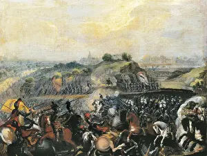 Henry Iv Of France 1553 1610 Prints: Henry IV in the Battle of Ivry