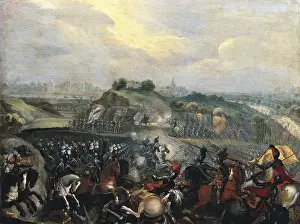 Henry Iv Of France 1553 1610 Prints: Henry IV in the Battle of Ivry
