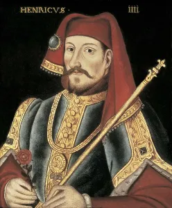 HENRY IV of England (1367-1413). Anonymous portrait holding the sceptre. Oil on wood. UNITED KINGDOM. London. National Portrait Gallery. AISA/Everett Collection**US SALES ONLY**