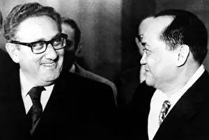 Ambassador Prints: Henry Kissinger, South Vietnamese Ambassador Pham Dang Lam