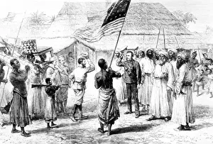 Drawing Prints: Henry Morton Stanley (left of center)