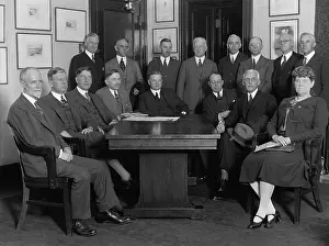 Charity Prints: Herbert Hoover headed the Flood Commission to assist the Red Cross in the relief effort in 1927