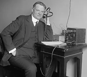 Broadcast Prints: Herbert Hoover, Secretary of Commerce