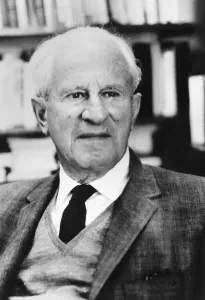 Bookshelves Prints: Herbert Marcuse, German-American philosopher left Germany after the Nazi victory in 1933
