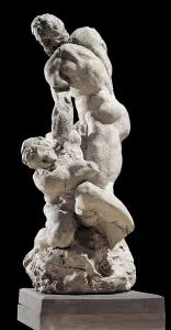 Terracotta Prints: Hercules and Cacus, by Michelangelo Buonarroti