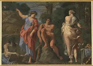 Hercules Prints: Hercules at a Crossroad, by Carracci Annibale