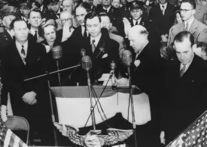 Herman Prints: Herman Eugene Talmadge sworn in as Georgia Governor on Nov