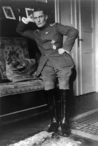 Herman Prints: Herman Goering, convalescing from a hip wound received in WW1 aerial combat